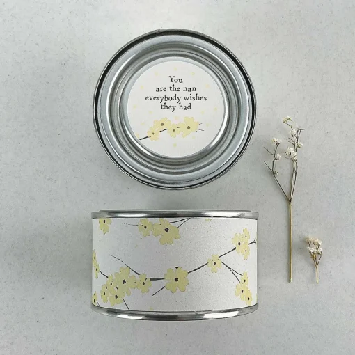 'You Are The Nan' Tin Candle>East of India Online