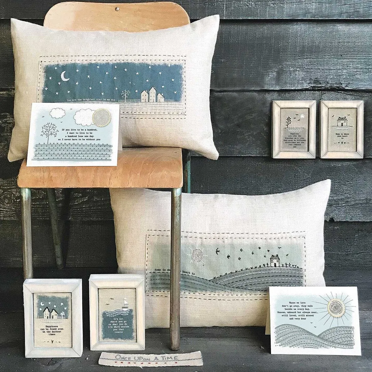 'You Are The Brightest Star' Embroidered Cushion>East of India Best