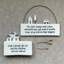 'You Don'T Always Need A Plan' Porcelain Hanging Scene><noscript><img width=