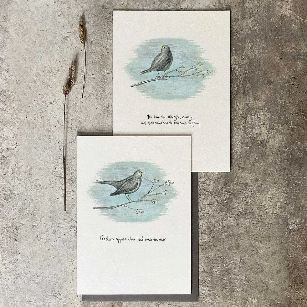 'You Have The Strength' Bird Card>East of India Sale