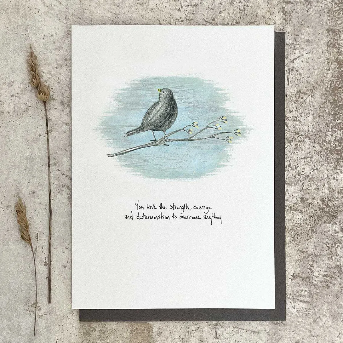 'You Have The Strength' Bird Card>East of India Sale