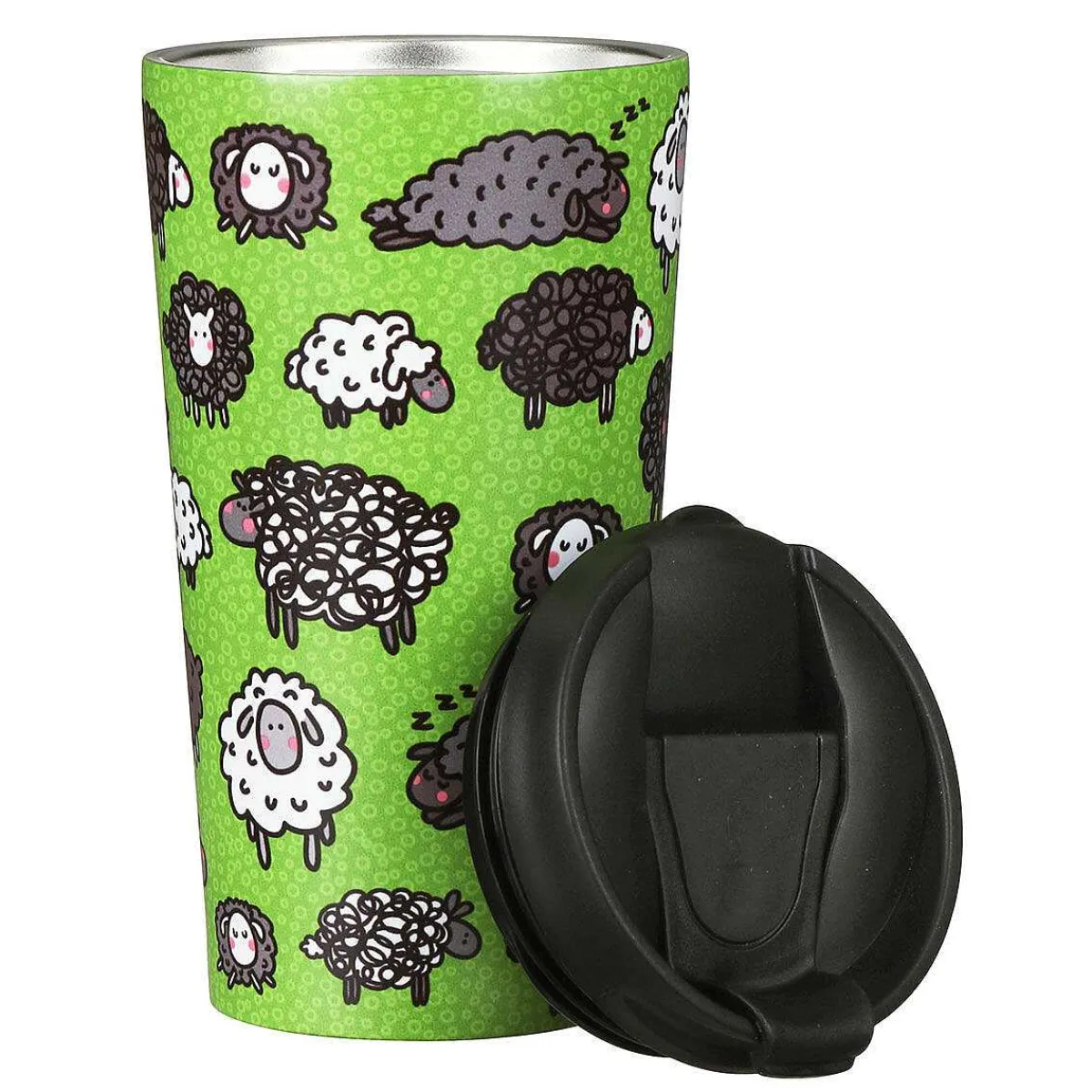 Green Sheep Stainless Steel Travel Coffee Cup>Eco Chic Best