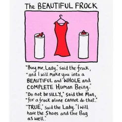 The Beautiful Frock Greetings Card>Edward Monkton Discount