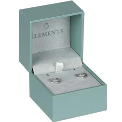 Clear Cubic Zirconia Huggie Boxed Earrings>Elements Best Sale
