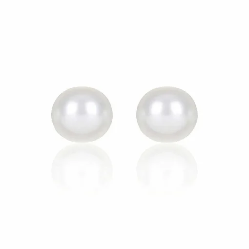 Freshwater Pearl 7Mm Boxed Stud Earrings>Elements Sale
