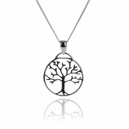 Silver Tree Of Life Cut Out Boxed Pendant>Elements Shop