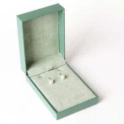 White Fresh Water Pearl Drop Boxed Silver Earrings>Elements Cheap