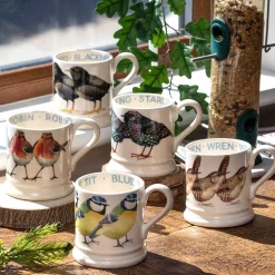 Birds Robin Half Pint Mug><noscript><img width=