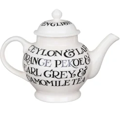 Black Toast Writing 4 Mug Teapot Boxed><noscript><img width=