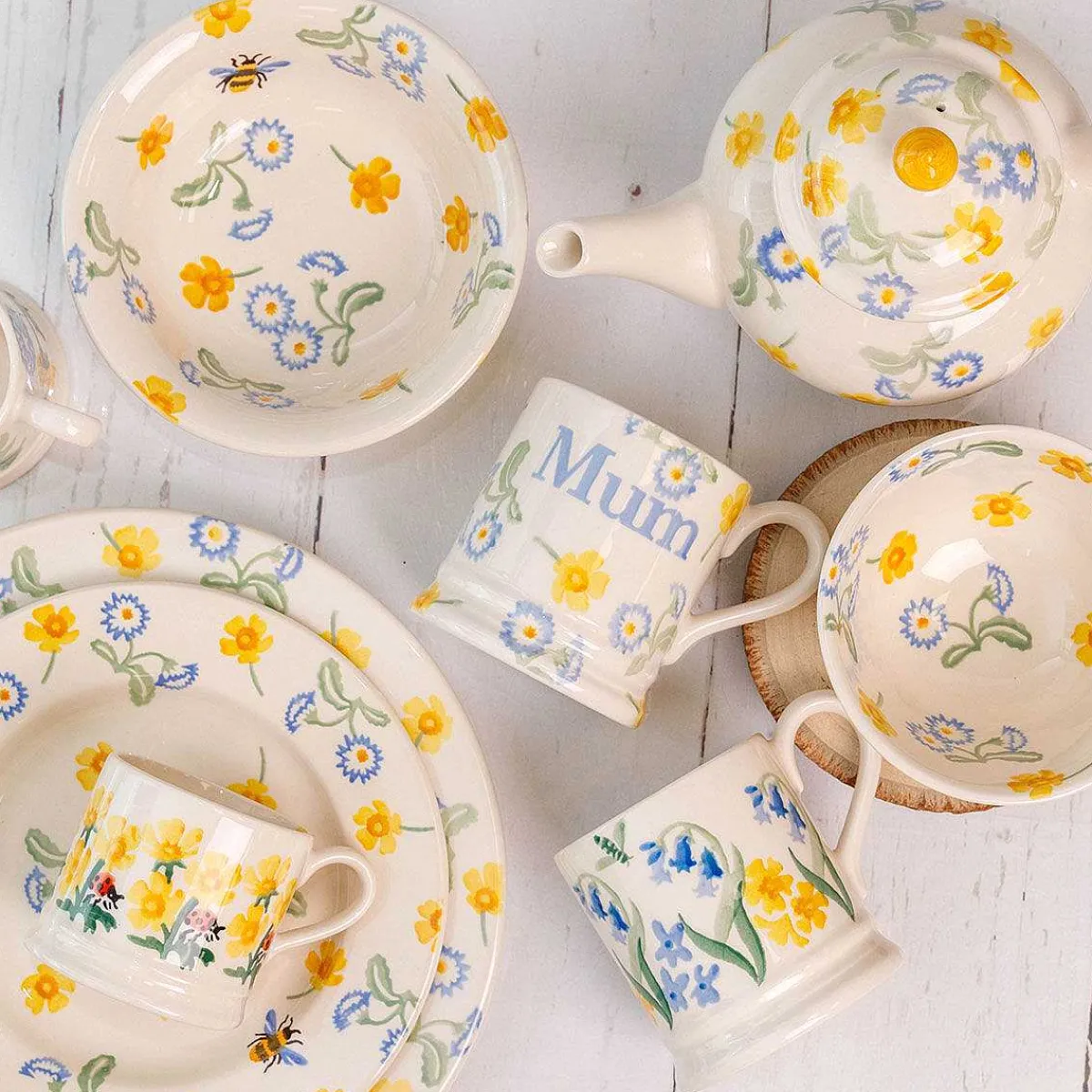 Buttercup & Daisies 3 Mug Teapot>Emma Bridgewater Flash Sale