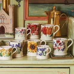 Flowers Sweet Pea Multi Half Pint Mug><noscript><img width=