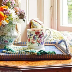 Flowers Sweet Pea Multi Half Pint Mug><noscript><img width=