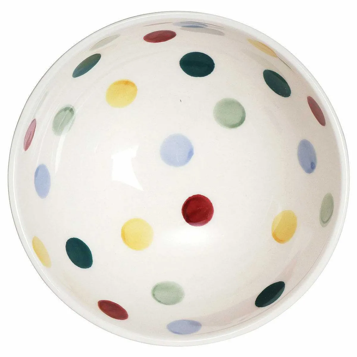 French Bowl In Polka Dot Design>Emma Bridgewater Store