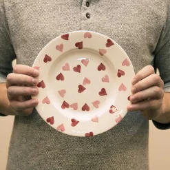 Pink Hearts 8 1/2 Inch Plate>Emma Bridgewater Best Sale