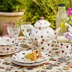 Pink Hearts 8 1/2 Inch Plate><noscript><img width=