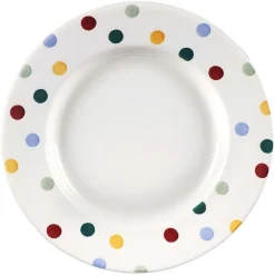 Polka Dot 10 1/2 Inch Plate>Emma Bridgewater Shop