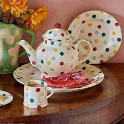 Polka Dot 4 Mug Teapot Boxed><noscript><img width=