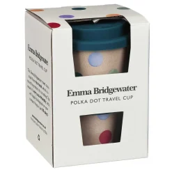 Polka Dot Rice Husk Travel Cup>Emma Bridgewater Best