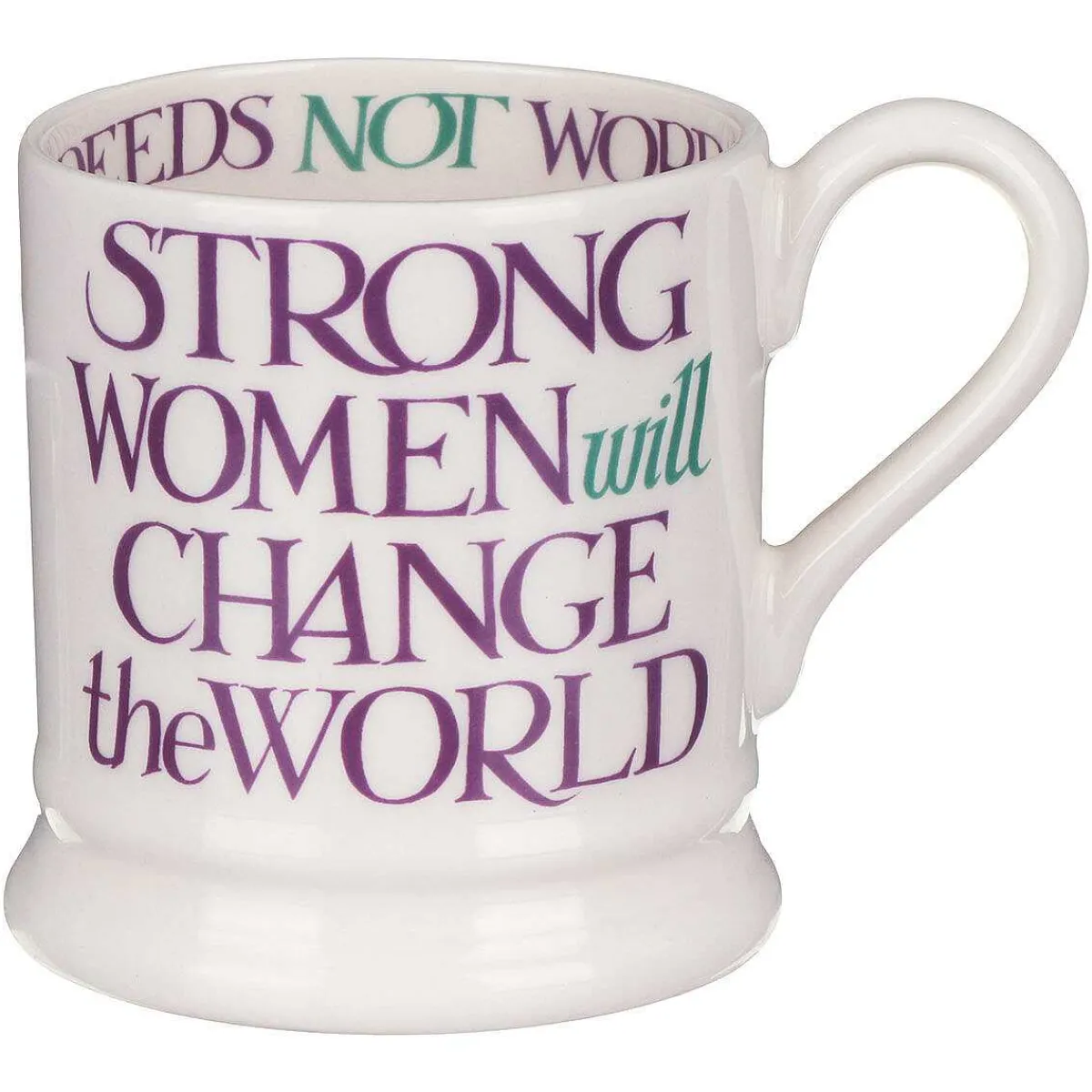 Purple Toast 'strong Women' Half Pint Mug>Emma Bridgewater Online