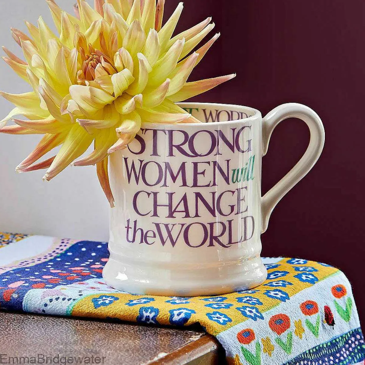 Purple Toast 'strong Women' Half Pint Mug>Emma Bridgewater Online