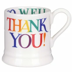 Rainbow Toast Thank You Half Pint Mug>Emma Bridgewater Fashion