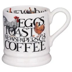 Rise & Shine Eggs & Toast Half Pint Mug>Emma Bridgewater New