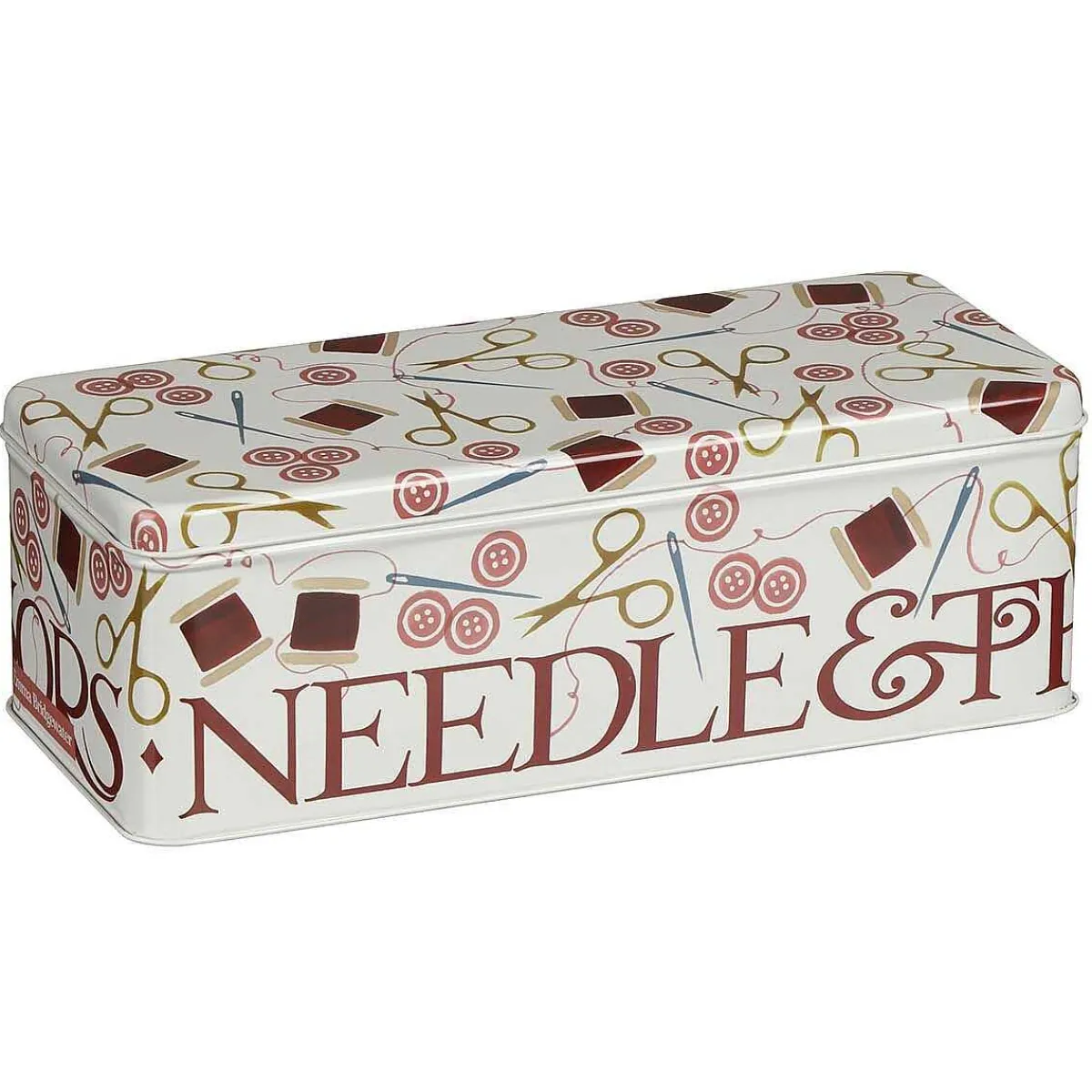 Sewing Long Deep Rectangular Tin>Emma Bridgewater Sale