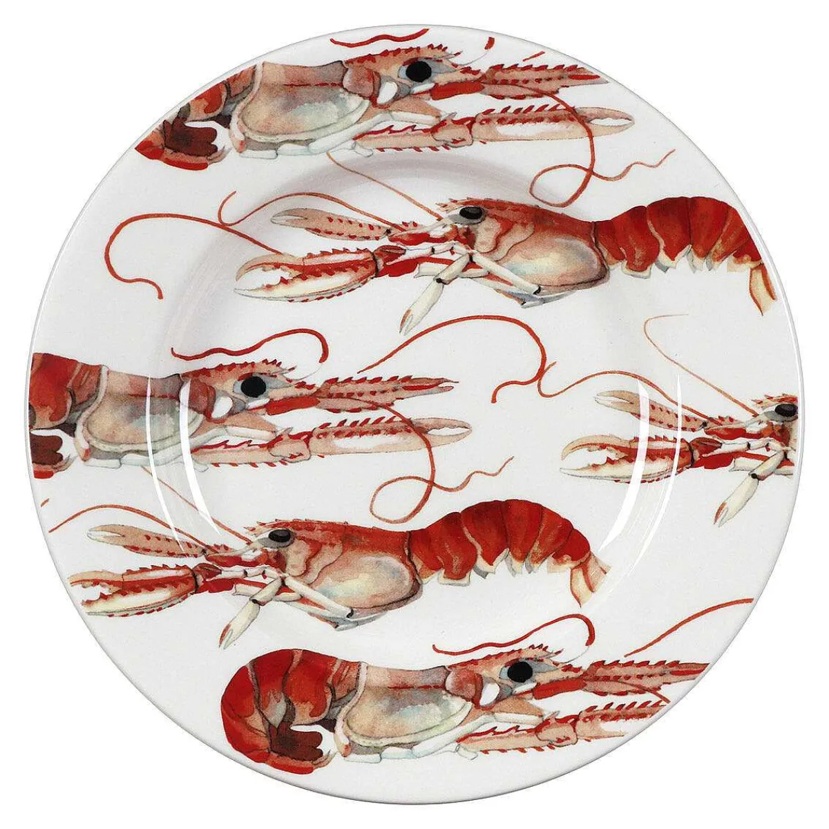 Shellfish Langoustine 8 1/2 Inch Plate>Emma Bridgewater Best