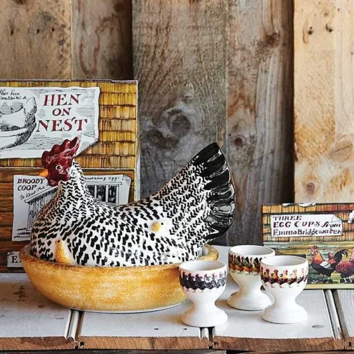 Silver Hen On Nest Boxed>Emma Bridgewater Shop
