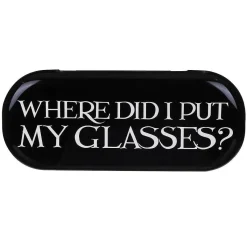 'Where Did I Put My Glasses' Black Toast Glasses Case>Emma Bridgewater Online