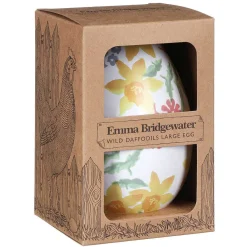 Wild Daffodils Boxed Large Egg-Shaped Tin><noscript><img width=