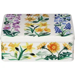 Wild Flowers Deep Rectangular Tin>Emma Bridgewater Store