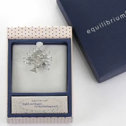 Clear Tree Of Life Silver Brooch>Equilibrium Flash Sale