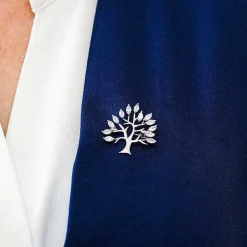 Clear Tree Of Life Silver Brooch>Equilibrium Flash Sale