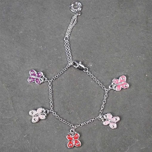 Girls Butterfly Charm Bracelet>Equilibrium Best