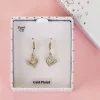 Gold Plated Entangled Hearts Earrings>Equilibrium Cheap