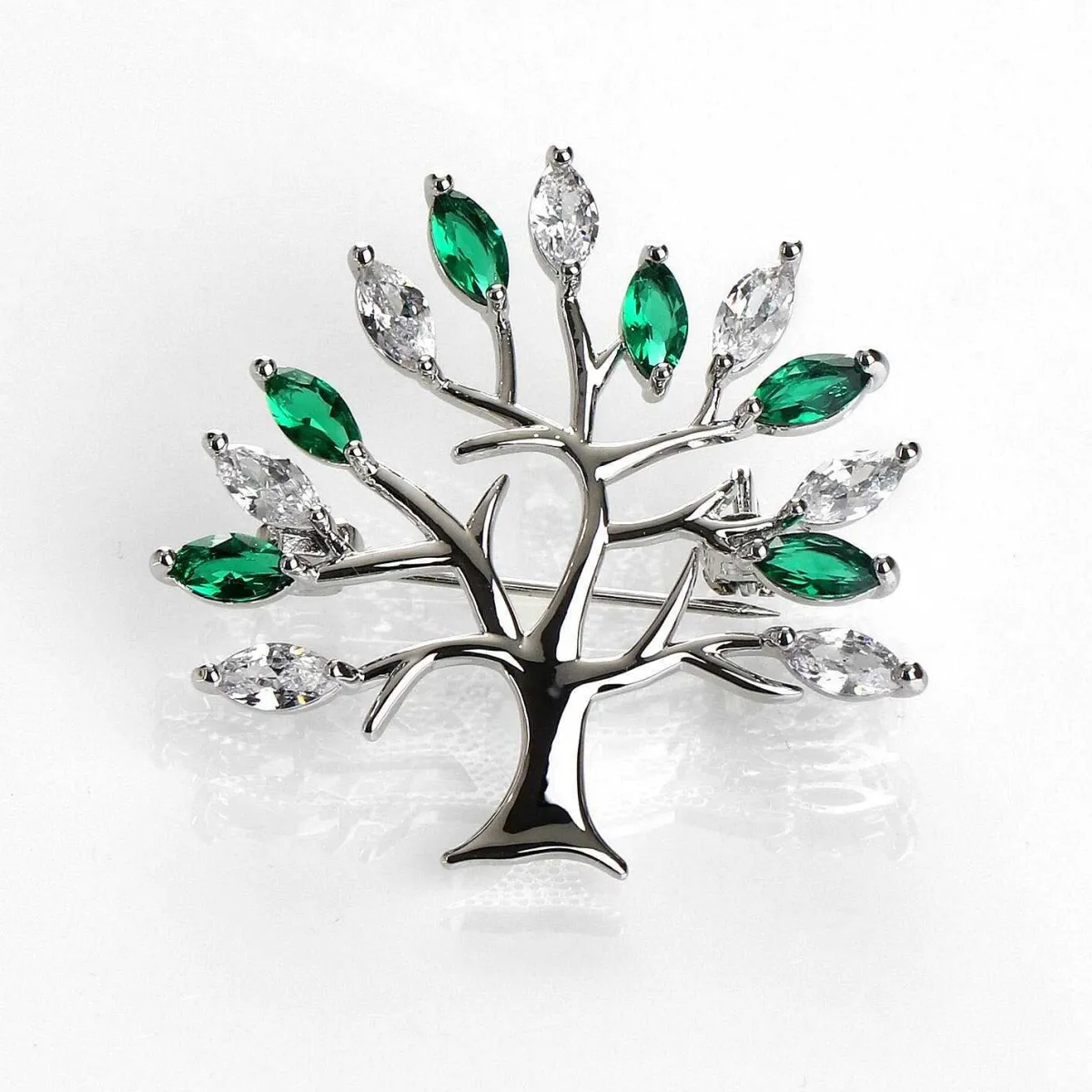 Green Tree Of Life Silver Brooch>Equilibrium Sale