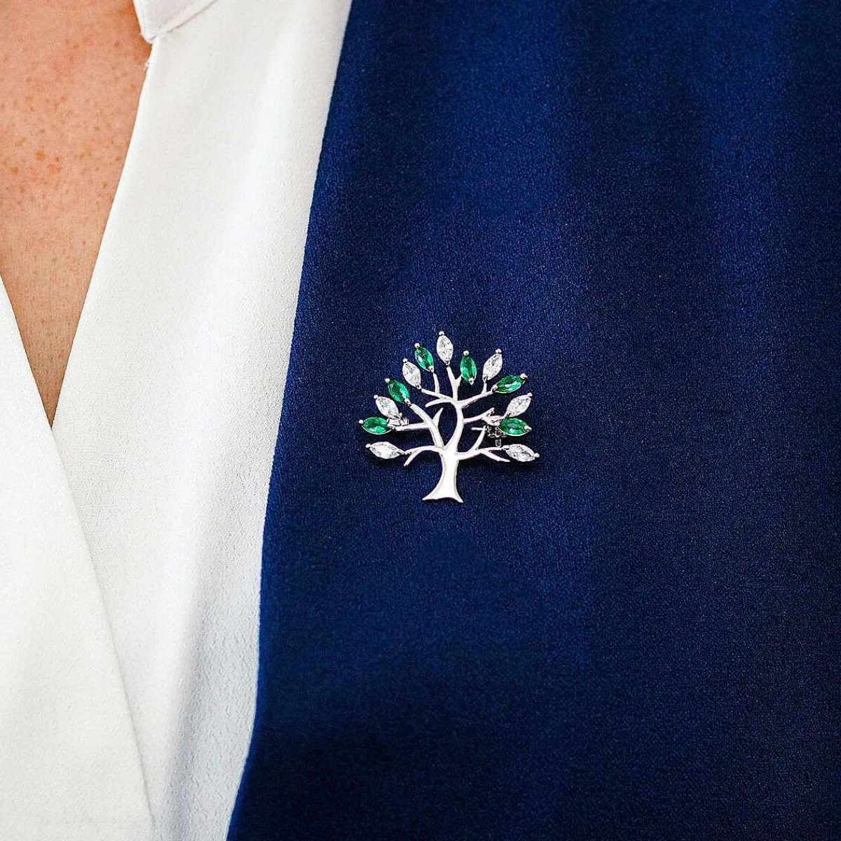 Green Tree Of Life Silver Brooch>Equilibrium Sale
