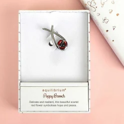 Kiss Poppy Brooch>Equilibrium Fashion