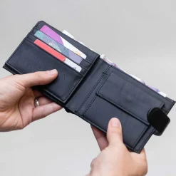 Men's Rfid Wallet Black & Grey>Equilibrium Outlet