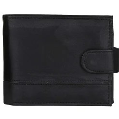 Men's Rfid Wallet Black & Grey><noscript><img width=