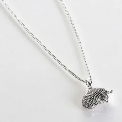 Silver Plated Country Hedgehog Necklace>Equilibrium Online