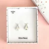Silver Plated Fresh Water Pearl Kiss Stud Earrings>Equilibrium Fashion