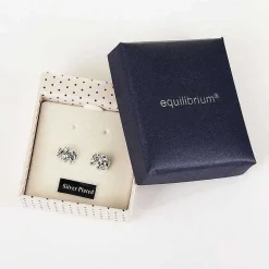 Silver Swirly Elephant Earrings>Equilibrium Hot