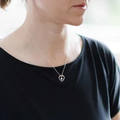 Two Tone Kiss Collection Eternal Heart Necklace>Equilibrium Store