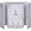 Two Tone Trio Of Hearts Necklace & Earrings Gift Set>Equilibrium Sale