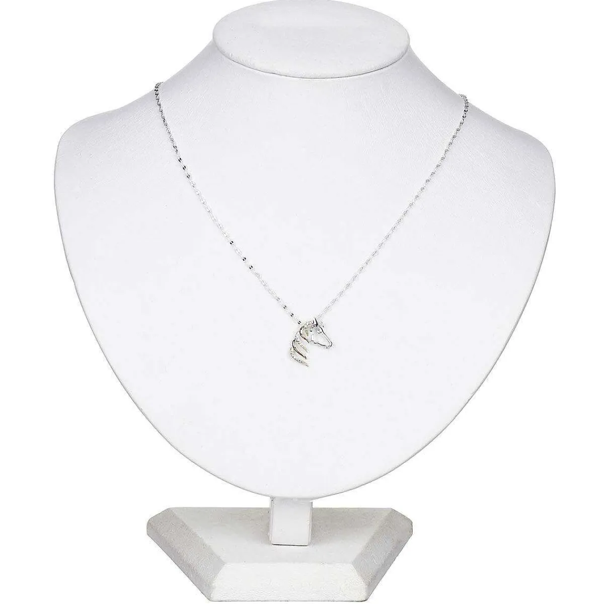 Two-Tone Equestrian Horse Head Necklace>Equilibrium Best