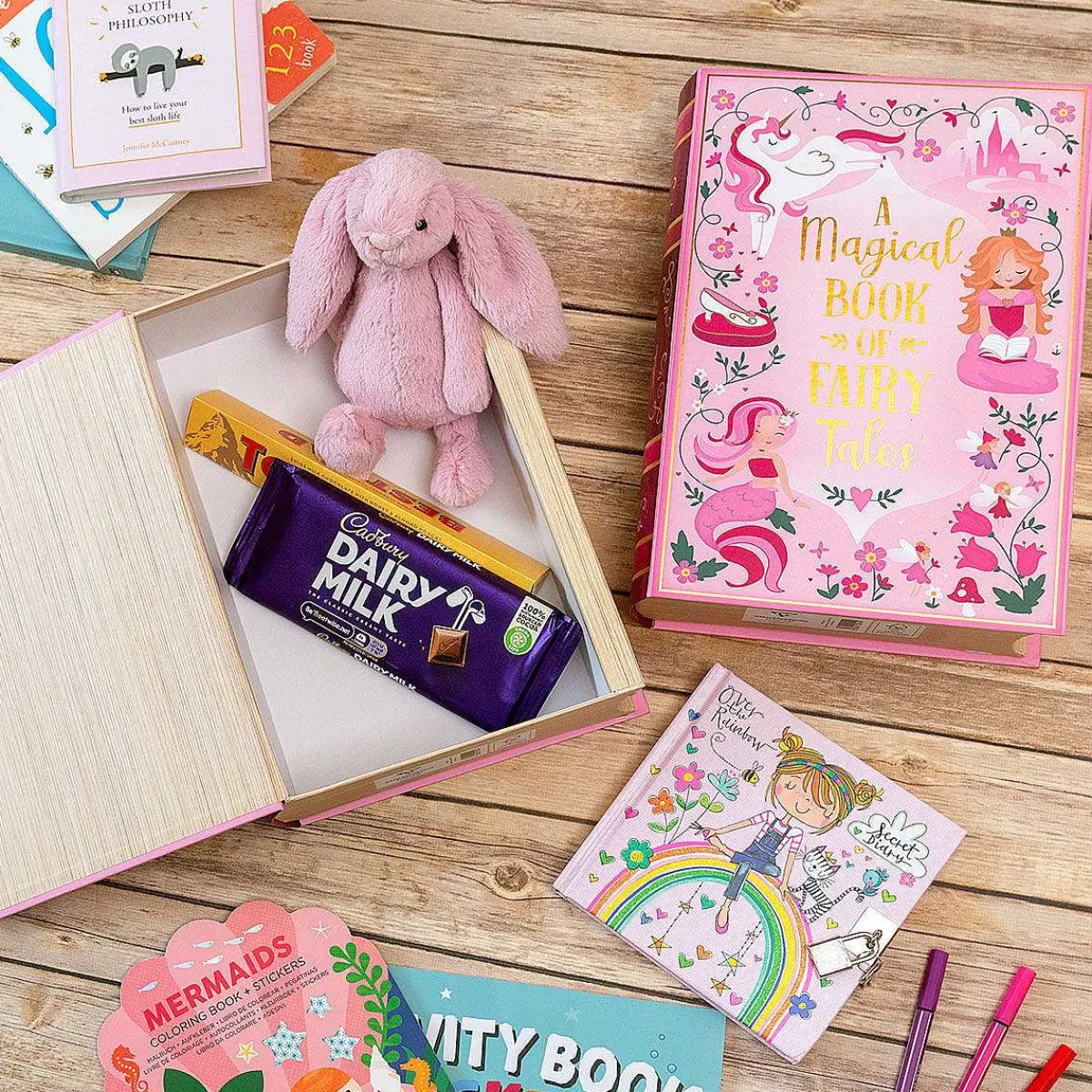 Fairy Tales Medium Book Box>Eurowrap Clearance