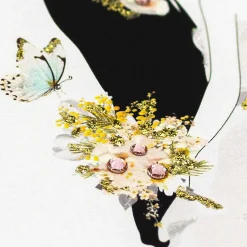 Bride & Groom Butterflies Luxury Wedding Day Card><noscript><img width=