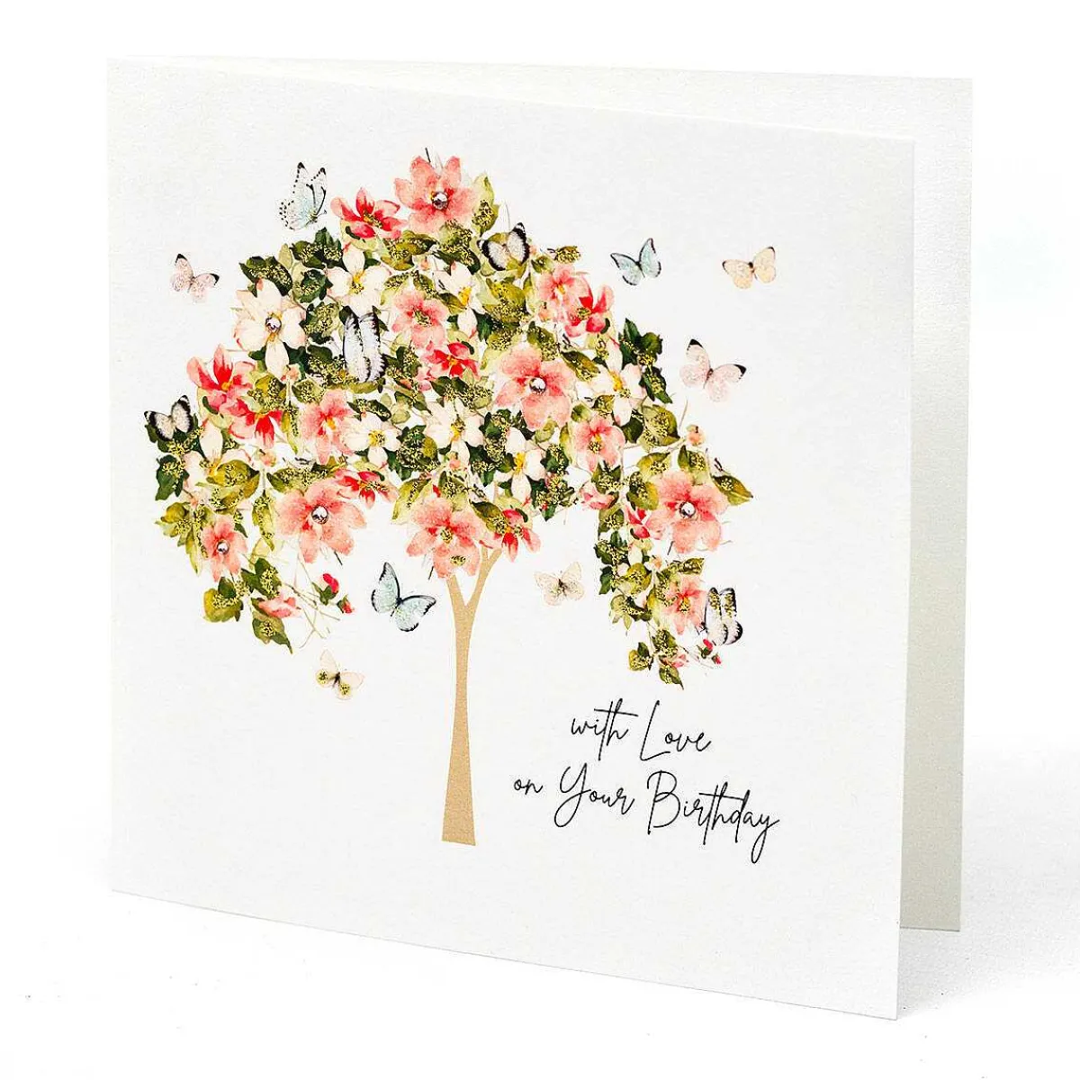 Glitter Tree Luxury Birthday Card>Five Dollar Shake Online
